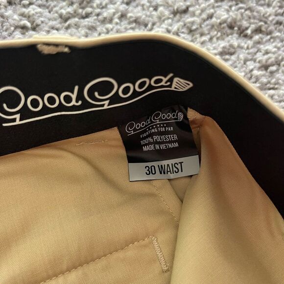 NEW Good Good Swing Golf Pants Stretch Performance Tan Khaki Mens Sz 30/30 - Picture 6 of 6